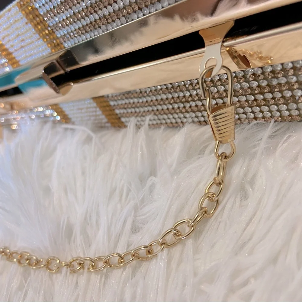 Crystal $10K Money Clutch